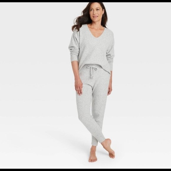 stars above Sweaters - Stars Above Sweater Lounge Set, Cream